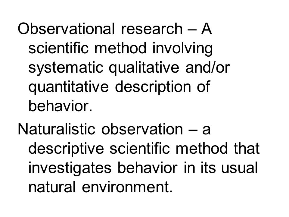 Scientific method human behavior and integrated